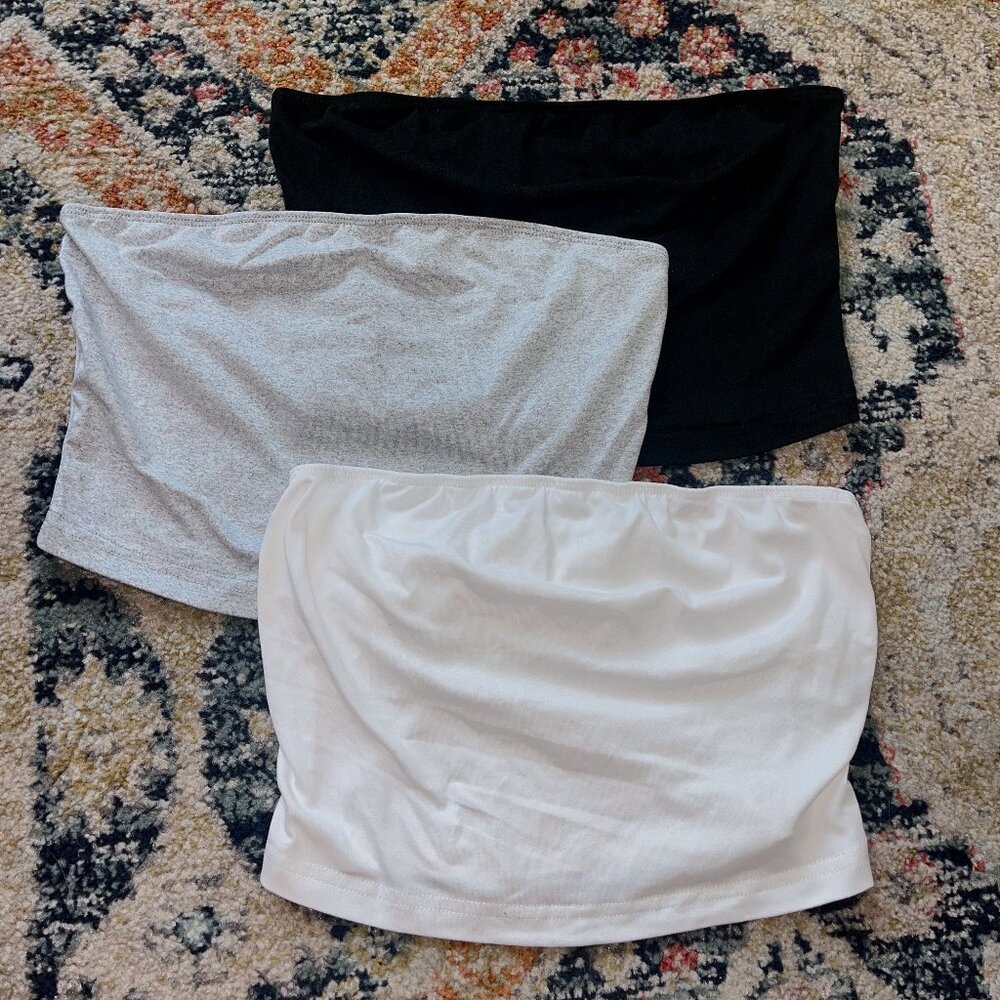 Set of 3 Tube Tops
